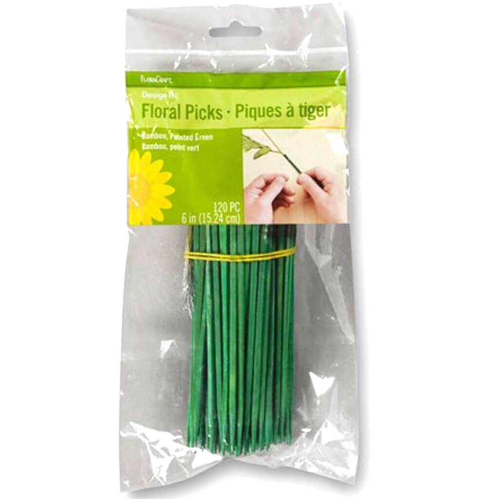 Floral Picks Wires 6in 120pcs