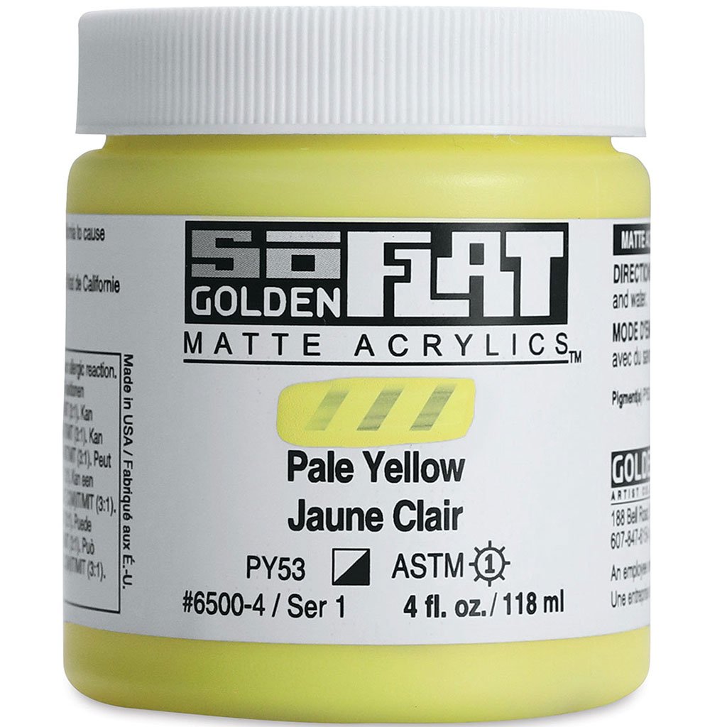 Golden SoFlat Matte Acrylic Paint 4oz