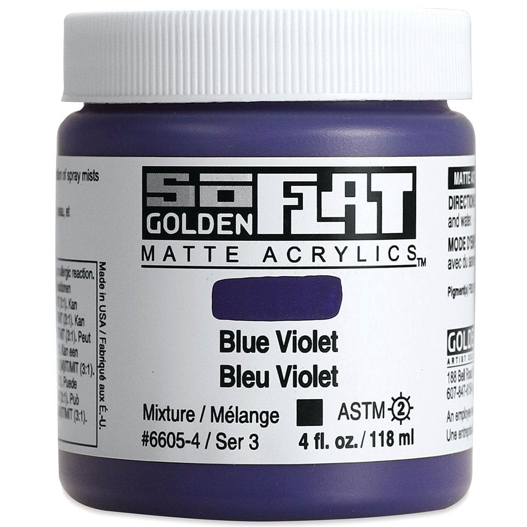 Golden SoFlat Matte Acrylic Paint 4oz