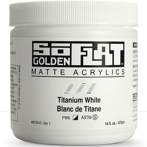 Golden SoFlat Matte Acrylic Paint 16oz