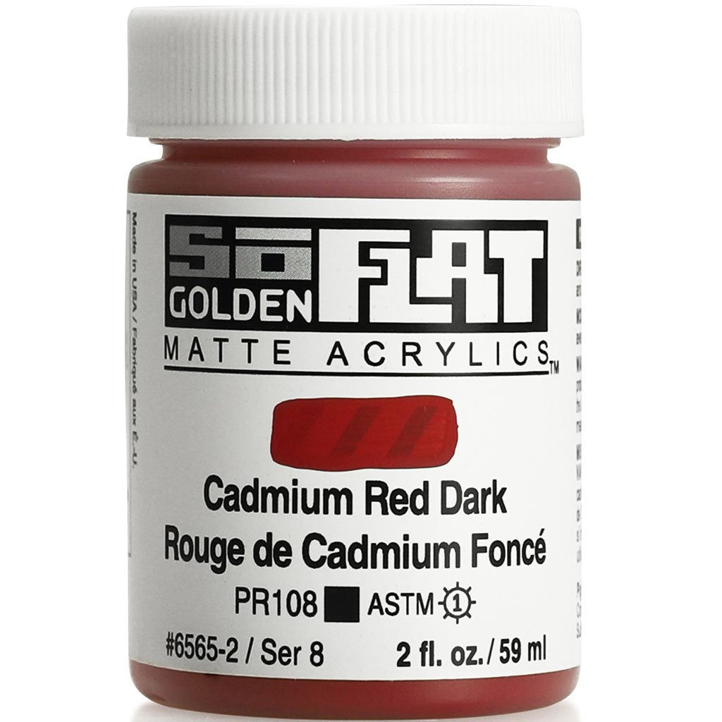 Golden SoFlat Matte Acrylic Paint 2oz