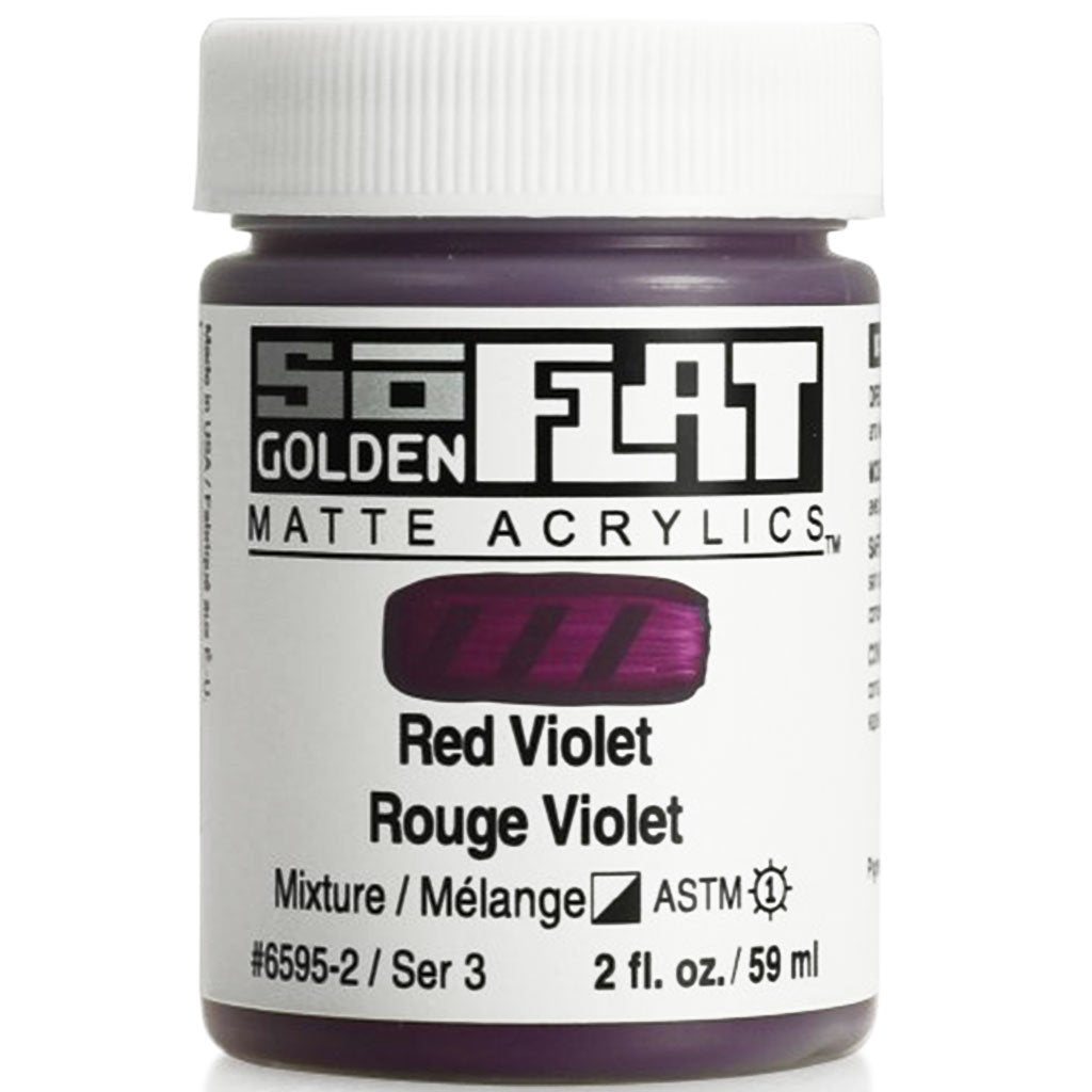 Golden SoFlat Matte Acrylic Paint 2oz