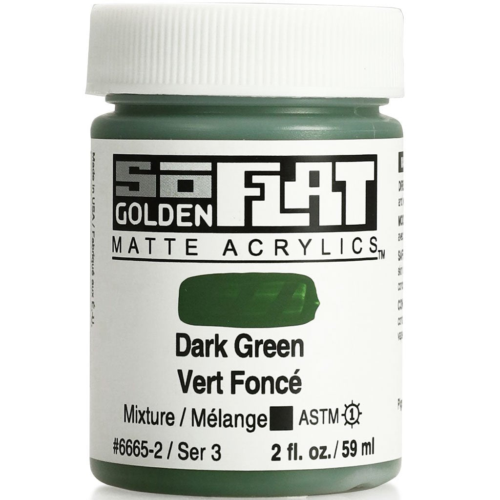 Golden SoFlat Matte Acrylic Paint 2oz