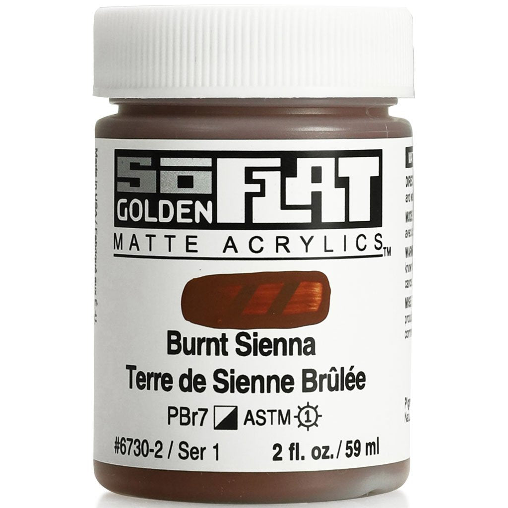 Golden SoFlat Matte Acrylic Paint 2oz