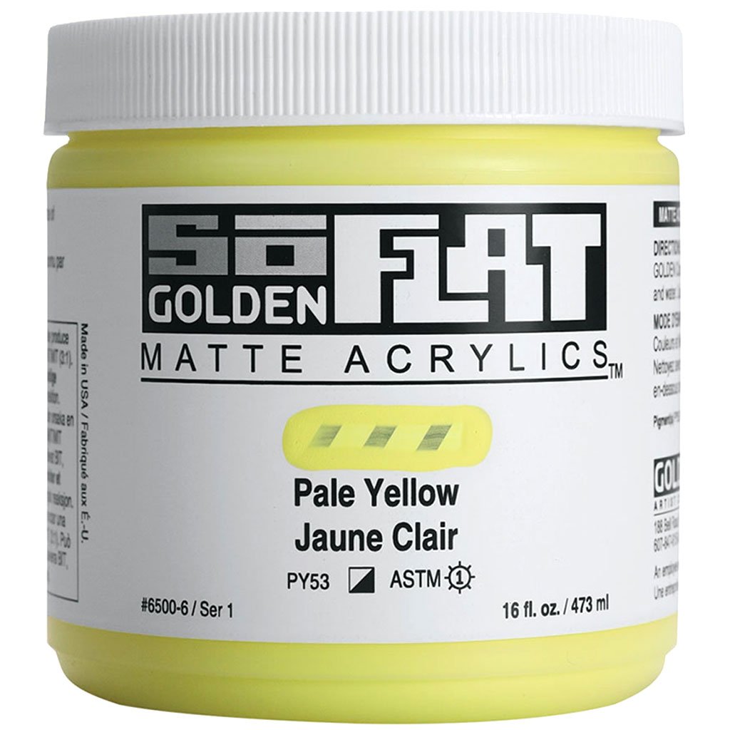 Golden SoFlat Matte Acrylic Paint 16oz