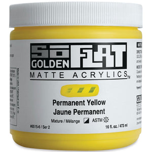 Golden SoFlat Matte Acrylic Paint 16oz