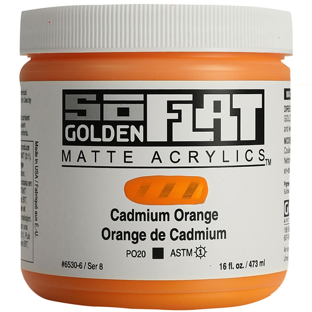 Golden SoFlat Matte Acrylic Paint 16oz