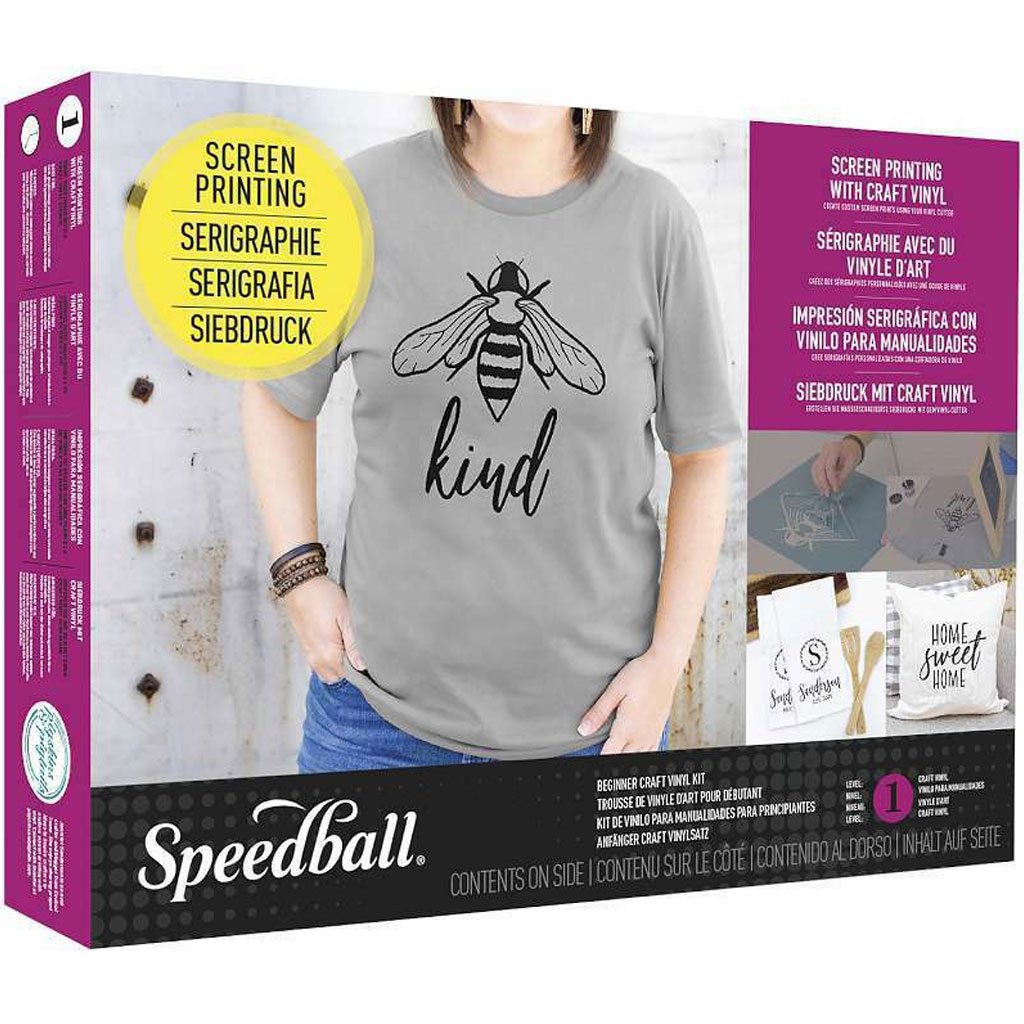 Speedball Beginner Screen Printing Craft Vinyl Kit