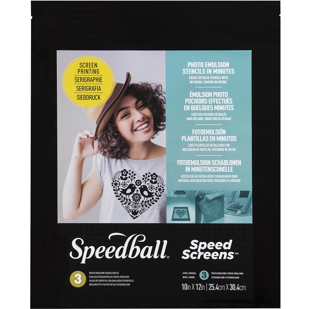 Speedball Speed Screens Pack of 3 10in x 12in