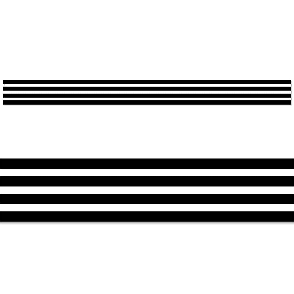 Black Stripes Border