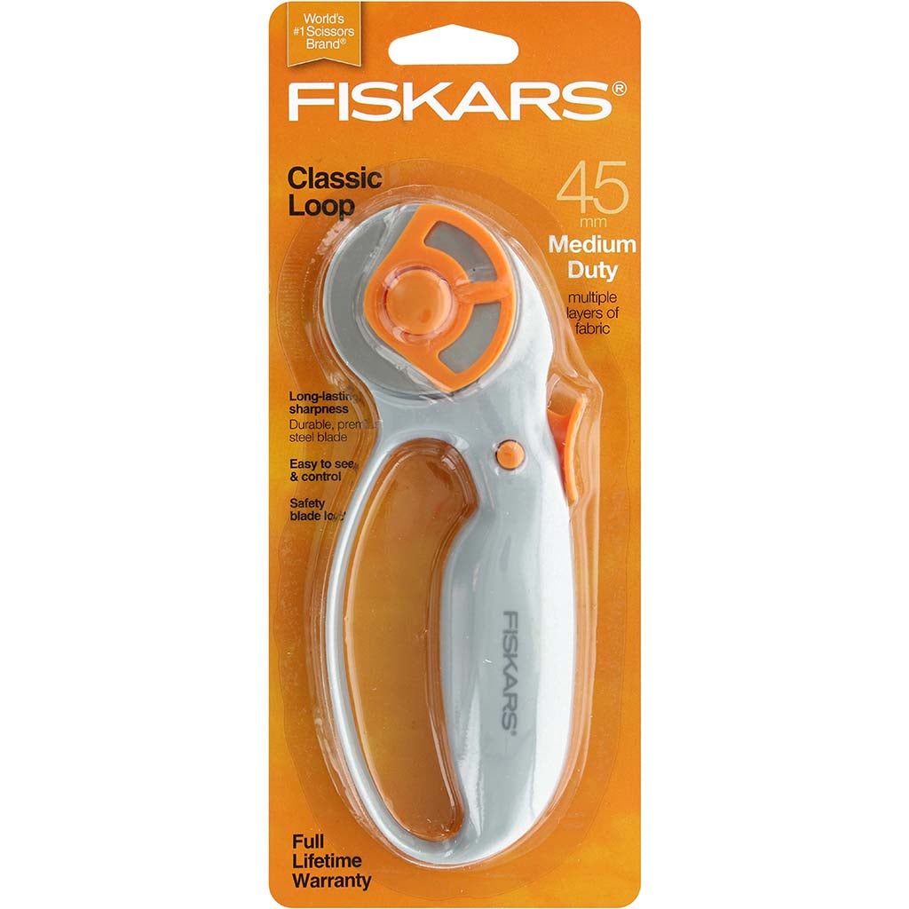 Fiskars Rotary Cutter 45mm Comfort Loop Grip