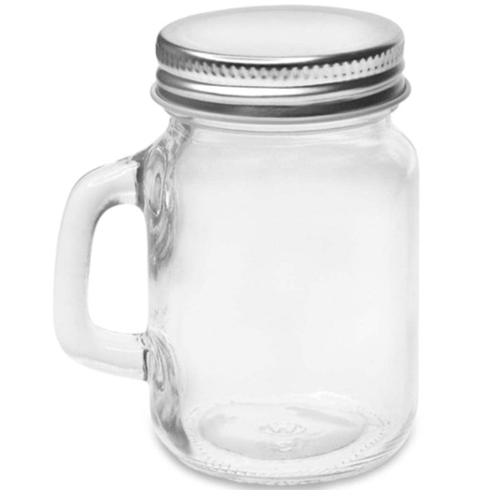 DIY Glass Mason Jar with Aluminium Lid 120ml