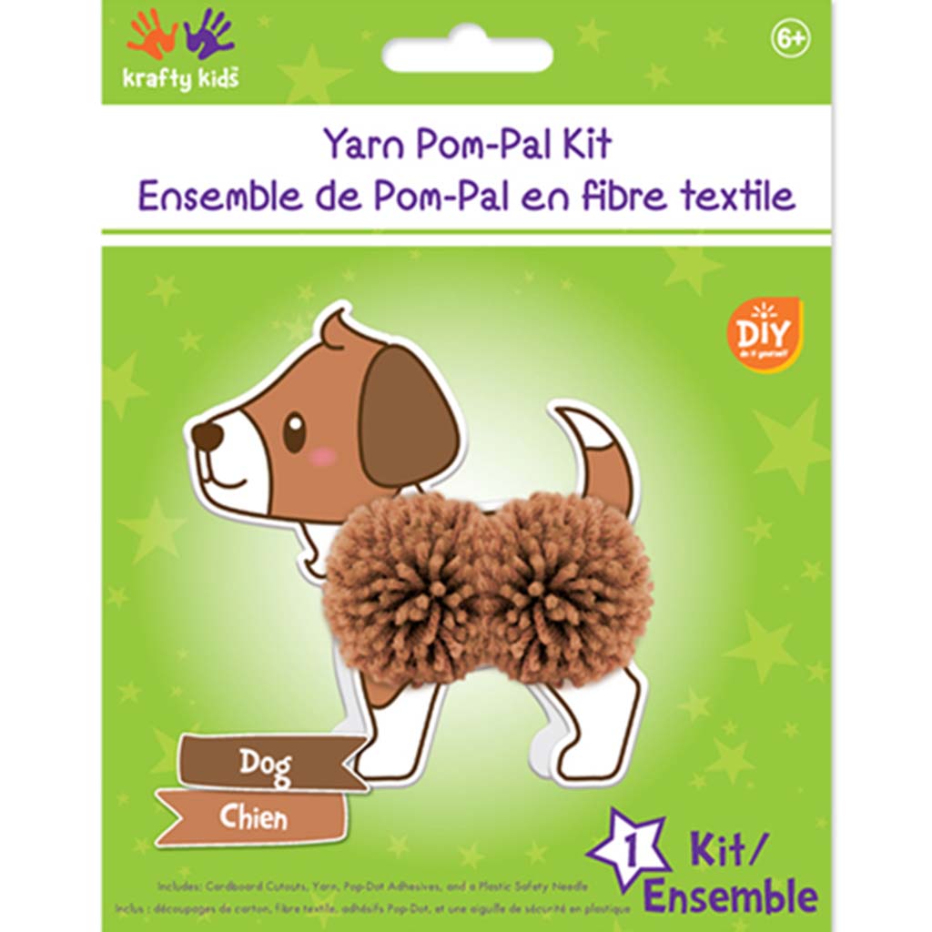 DIY Yarn Pom-Pal Kit Dog