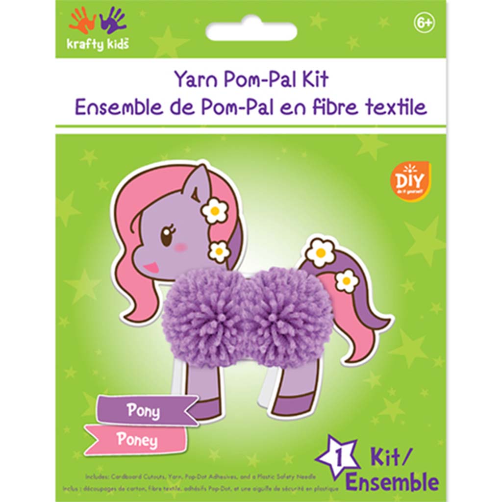 DIY Yarn Pom-Pal Kit Pony