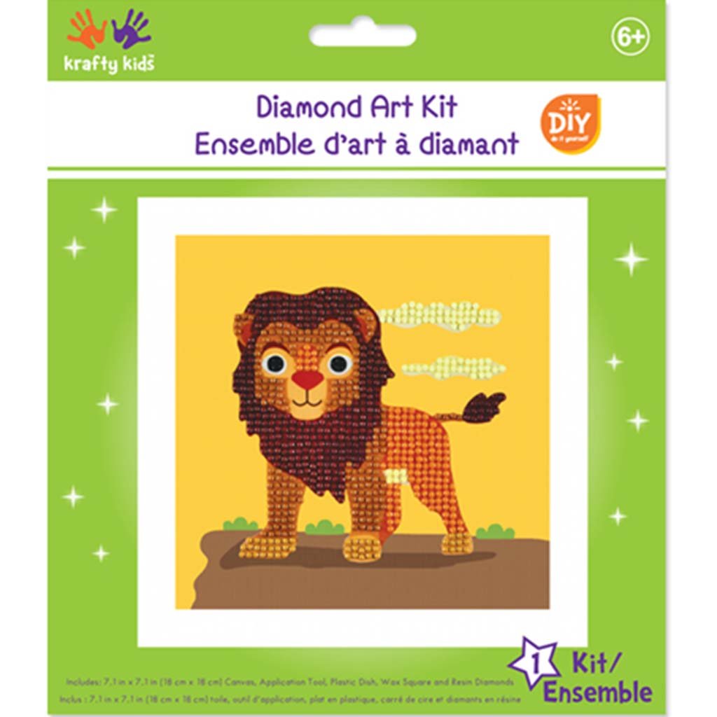 DIY Diamond Art Kit Lion
