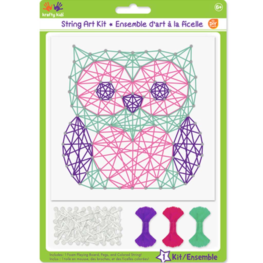 DIY String Art Kit Owl