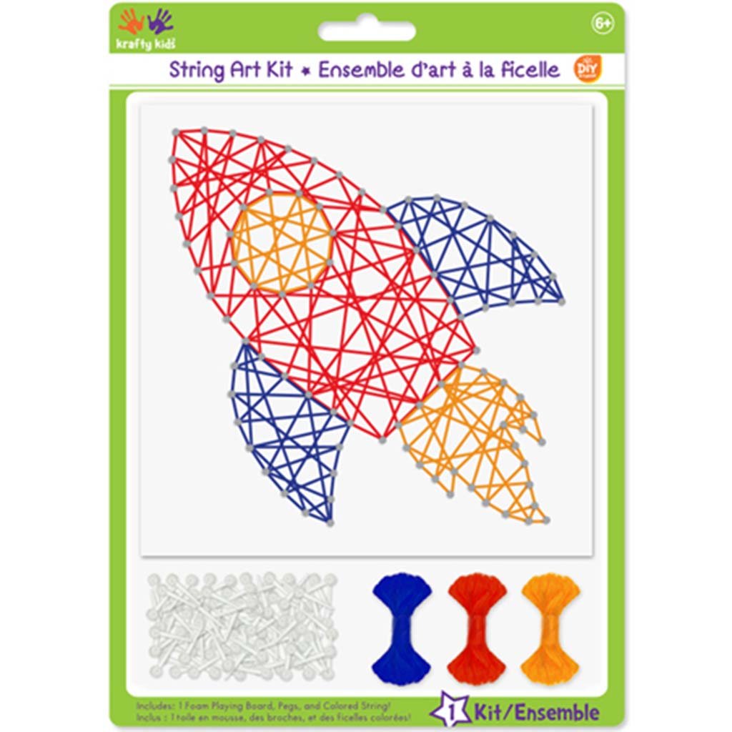 DIY String Art Kit Rocket