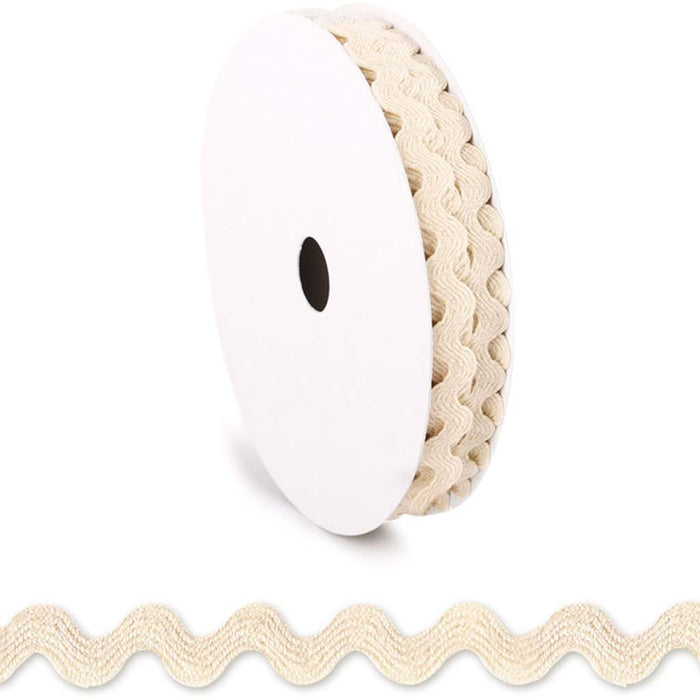 Ribbons & Trims Cotton Rolls 100% 3yd Ivory Medley