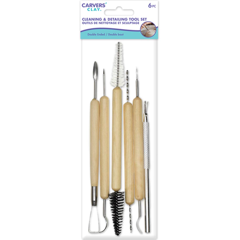 Cleaning &amp; Detailing Tool Set 6pc Assorted