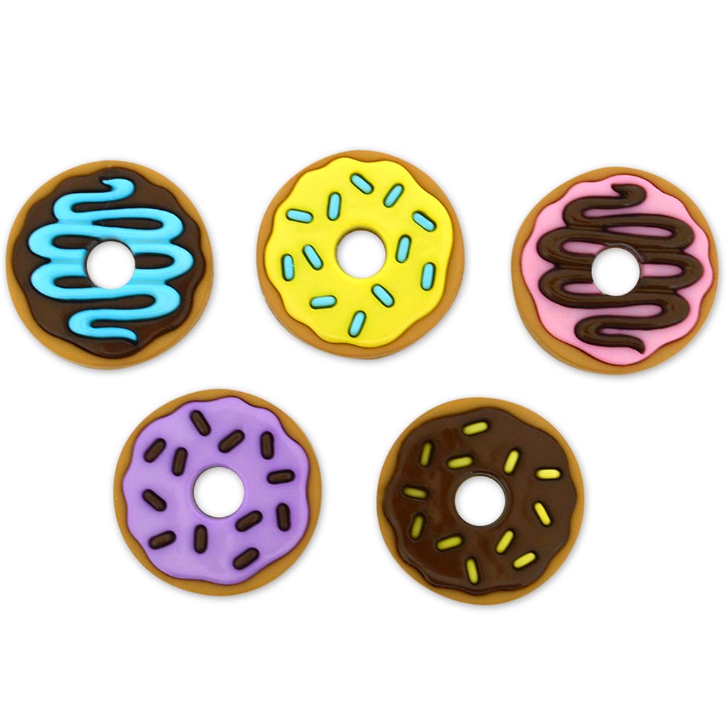 Button Embellishments Donut Party