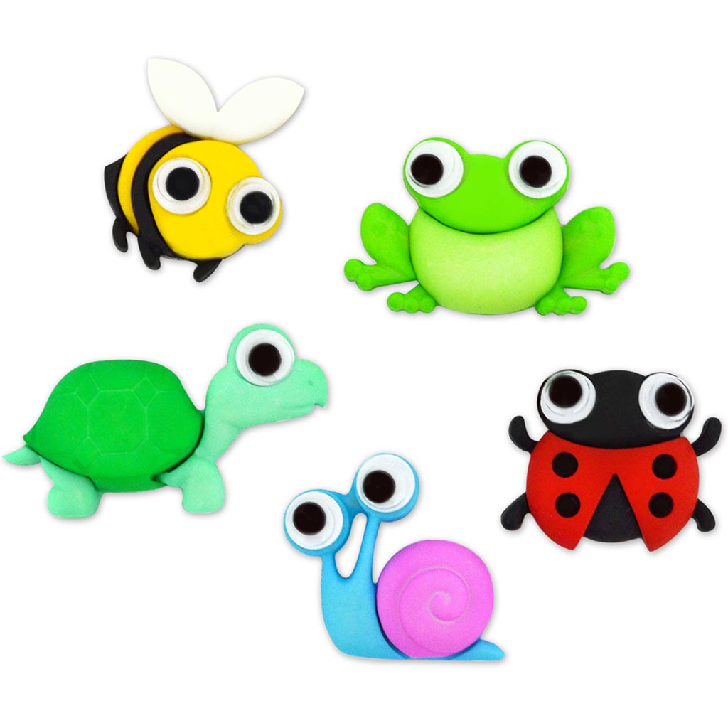 Button Embellishments Wild and Wacky