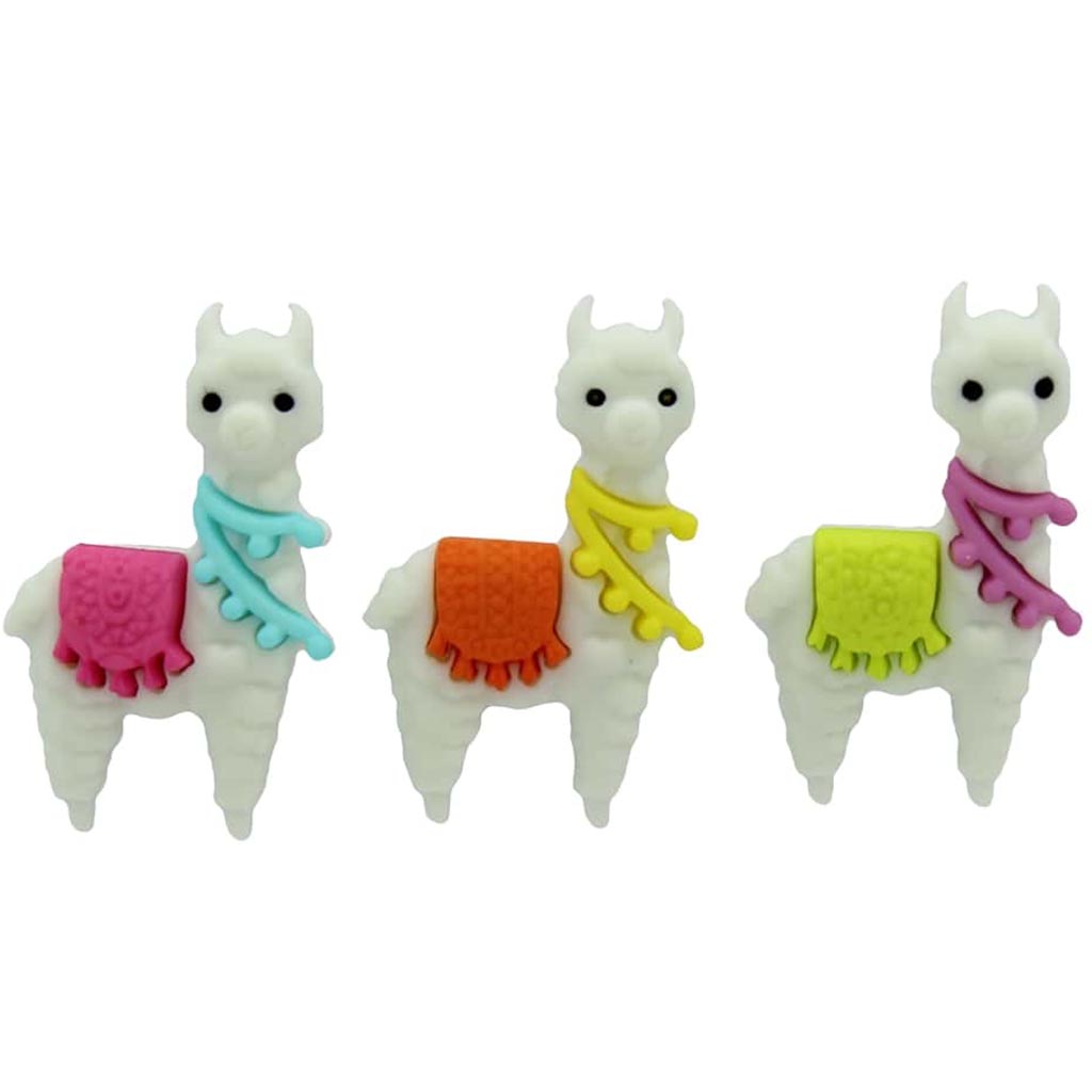 Button Embellishments Who's Your Llama