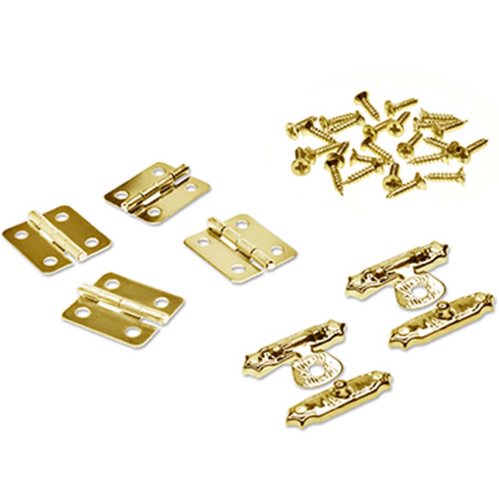 Clasp &amp; Hinge Set of 2 Gold