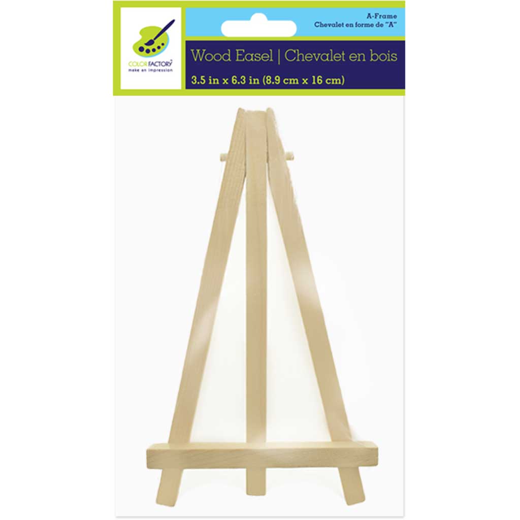 Color Factory Easel 3.5in x 6.3in A-Frame 2pc