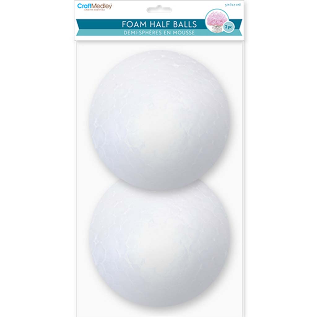 Polyfoam Half Ball 5in 2pcs