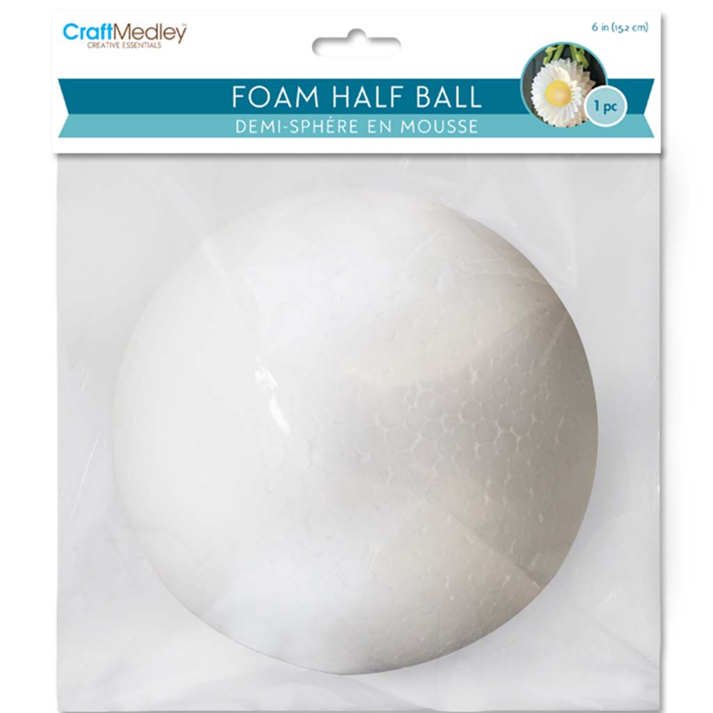 Polyfoam Half Ball 6in 1pc