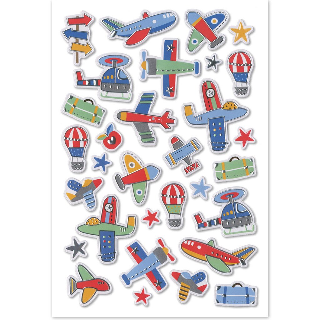 Craft Sticker Foil Fun Stickers 5.5in x 8.25in Pooch
