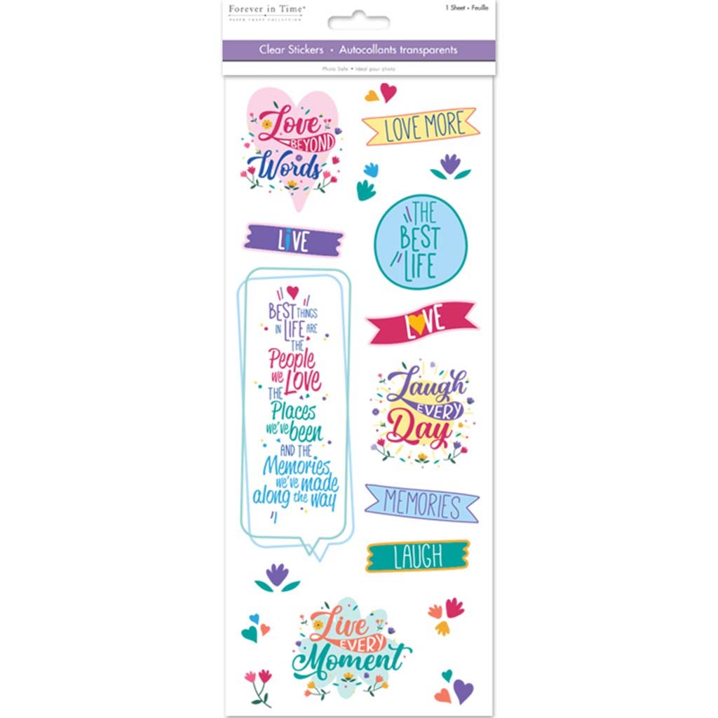 Craft Sticker Classic Themes 5in x 12in Inspirational 1