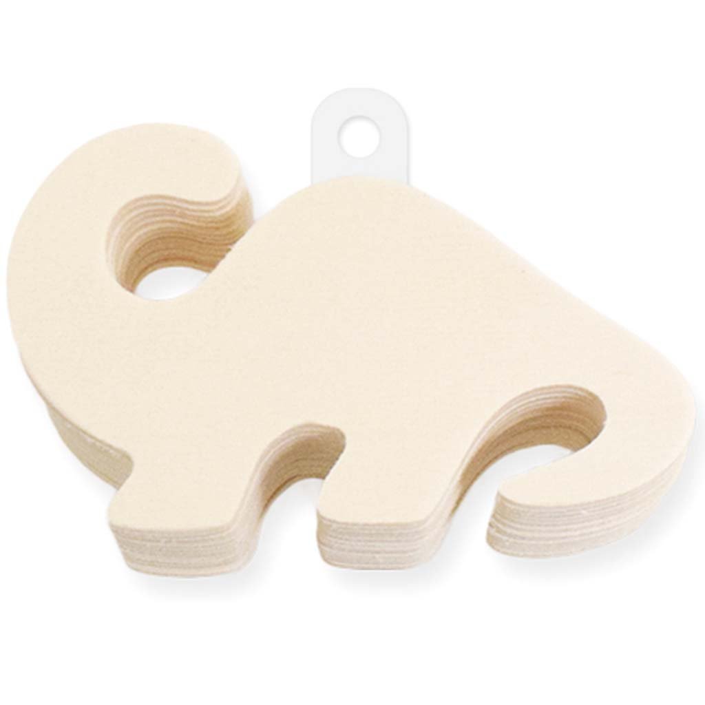 Wood Craft Wood Shapes 8cm 12pcs Dinosaur