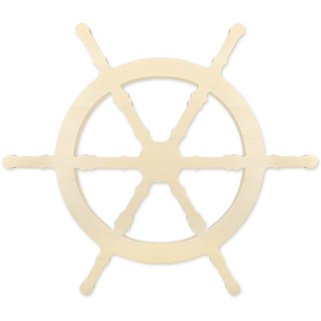 Wood Craft DIY Nautical Wheel 12.2in 1.2cm