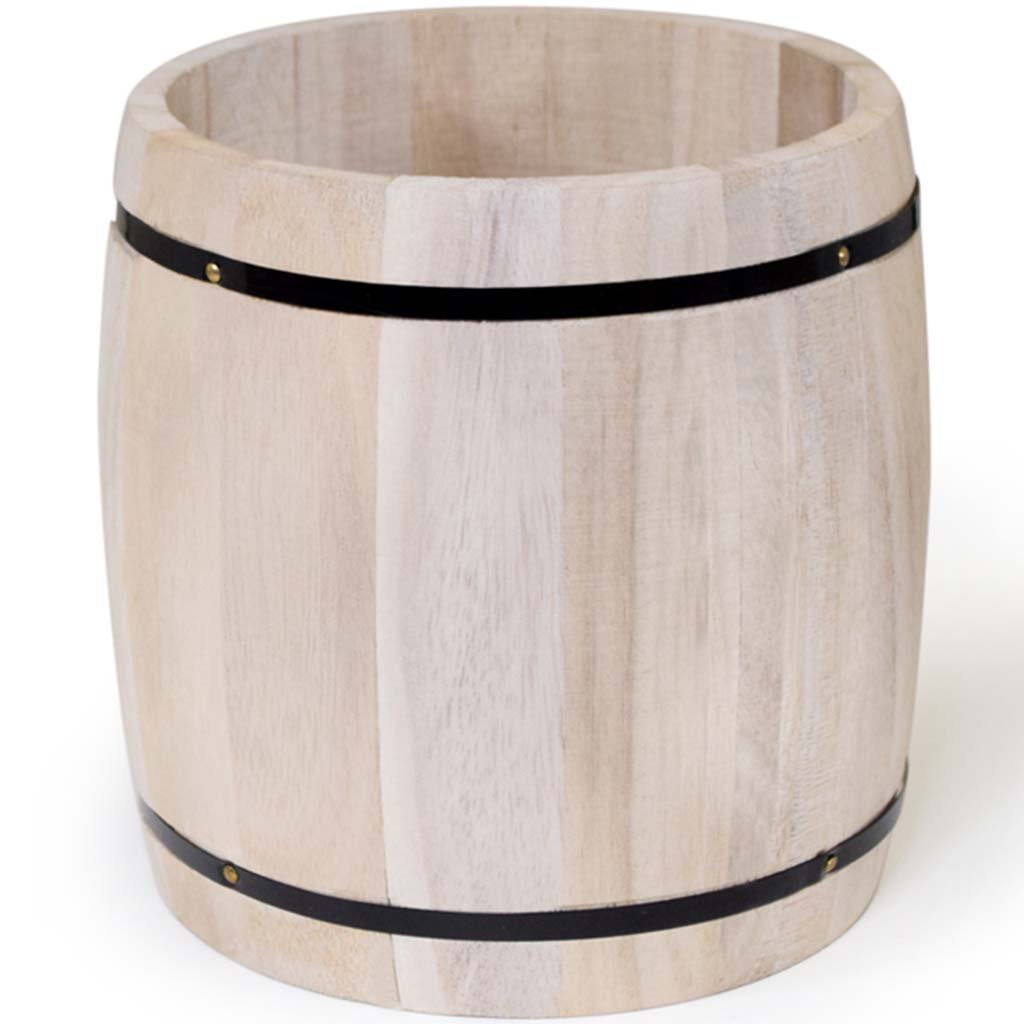 Wood Craft DIY Wine Barrel 4.8in x 4.8in