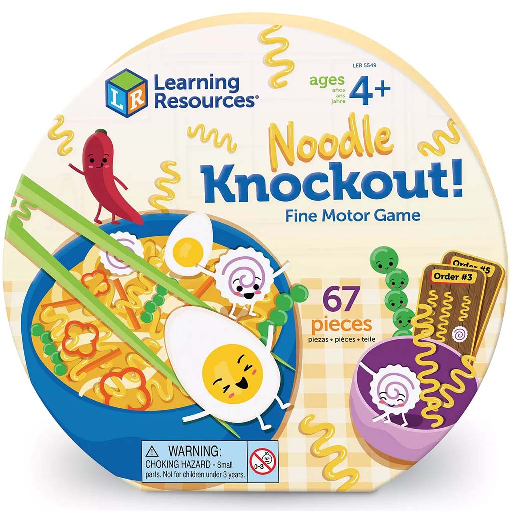 Noodle Knockout! Fine Motor Game