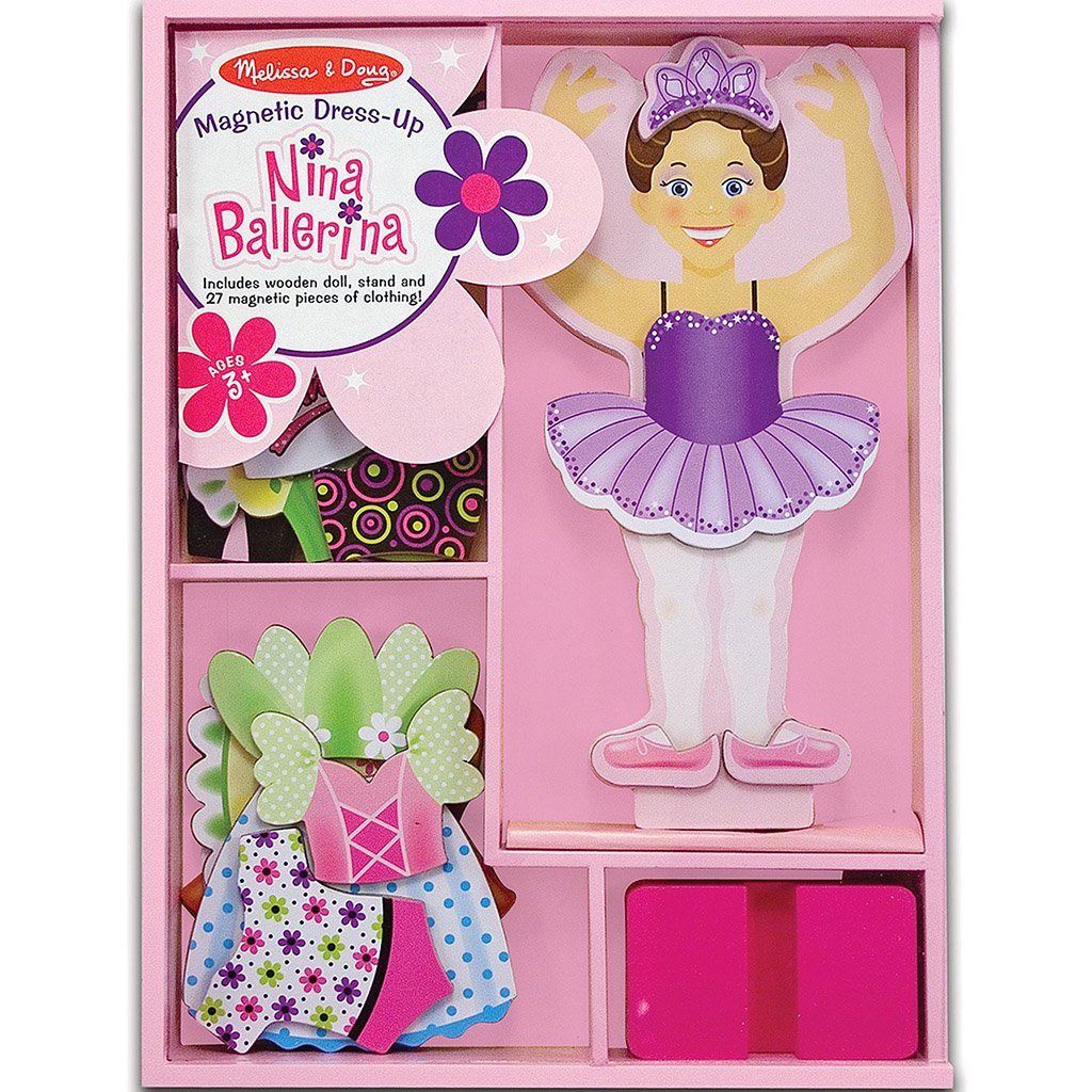 Nina Ballerina Magnetic Dress-Up Set