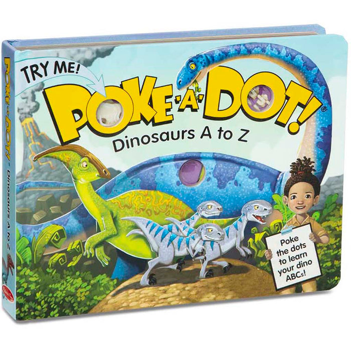 Poke-A-Dot Dinosaurs A to Z Board Book