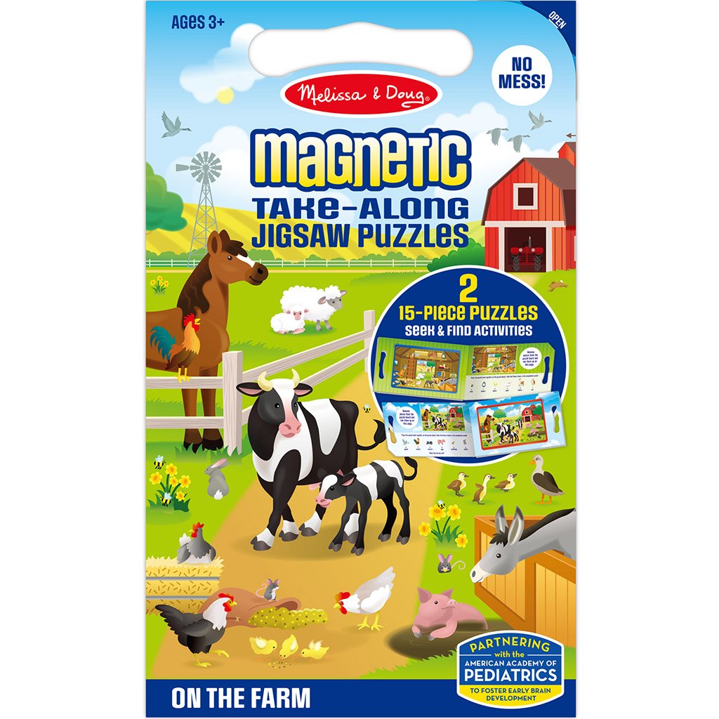 Take Along Magnetic Jigsaw Puzzles On the Farm