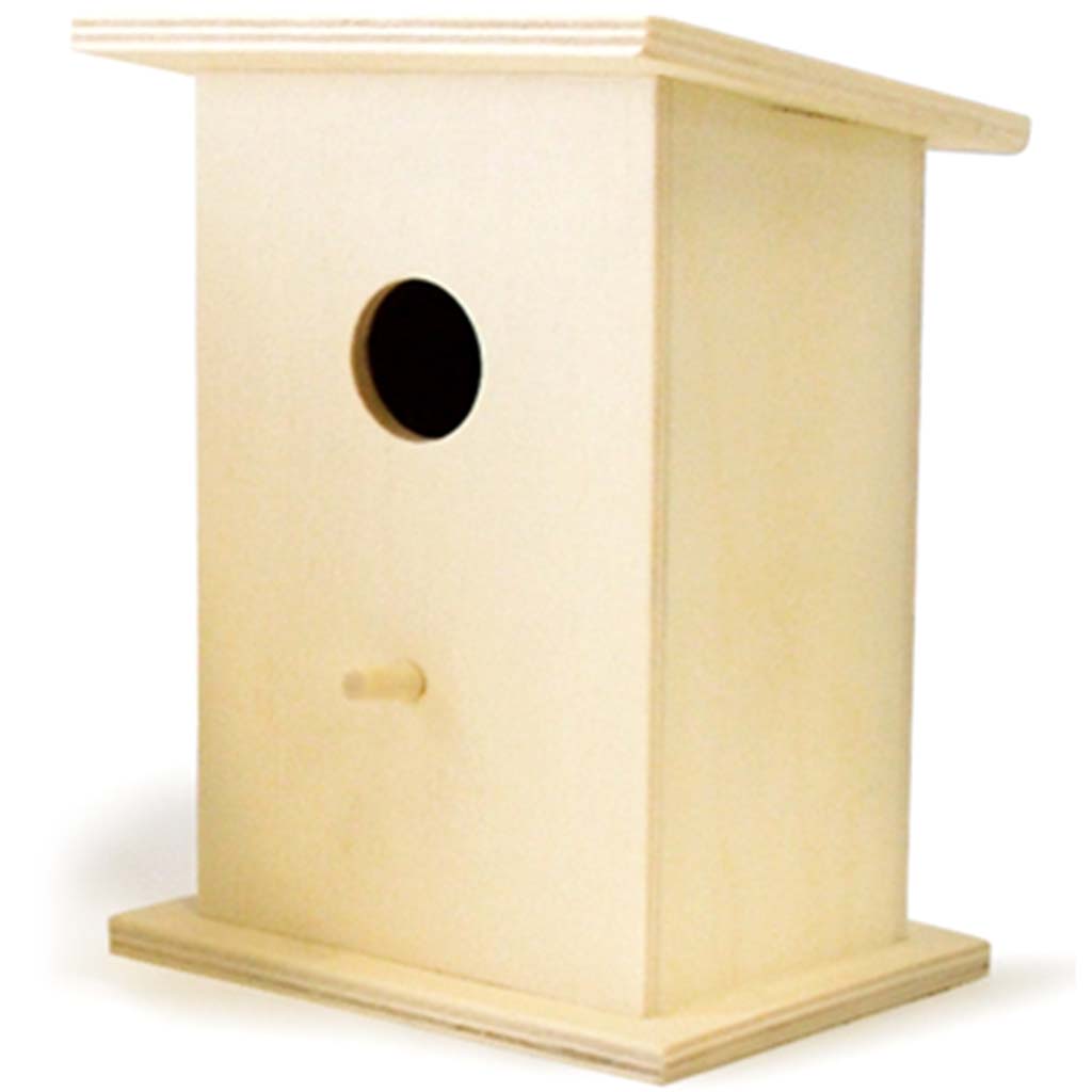 Wood Craft: Birdhouses Asst. 6Ea x 3Styles, 6in