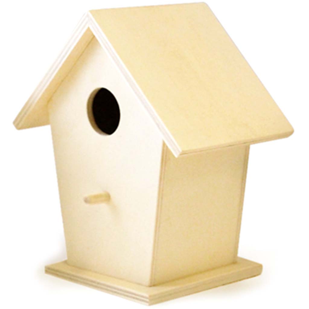 Wood Craft: Birdhouses Asst. 6Ea x 3Styles, 6in