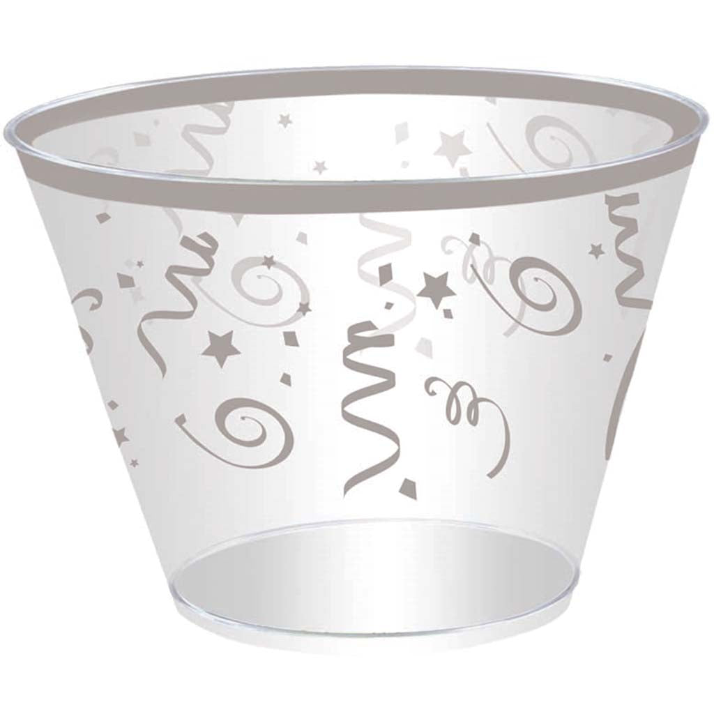 Silver Confetti Tumbler  9oz