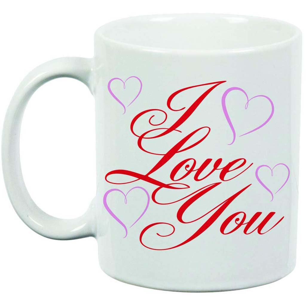 Valentines Day Mug &quot;I Love You&quot;