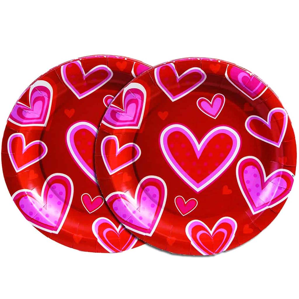 Valentine&#39;s Day Plates, 7in