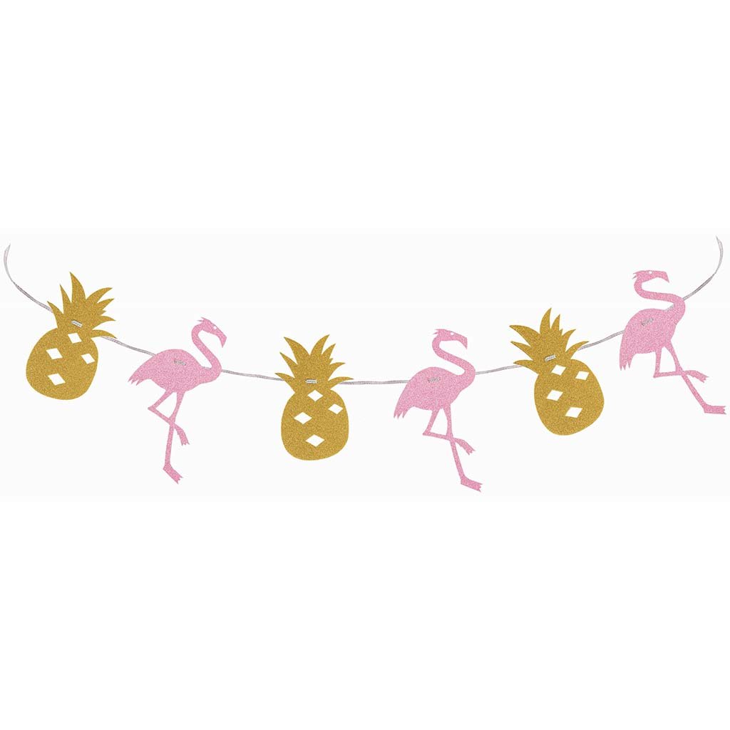 Flamingo Pineapple Banner