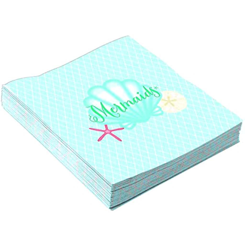 Mermaid Napkins 13in