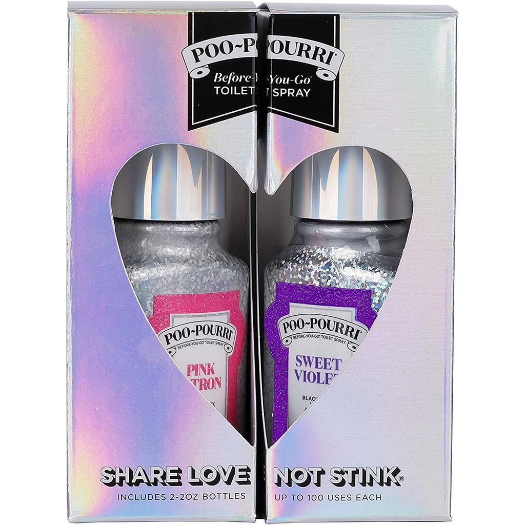 Glitter  Toilet Spray Set 2pk, 2oz each