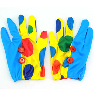 Polka Dot Clown Gloves