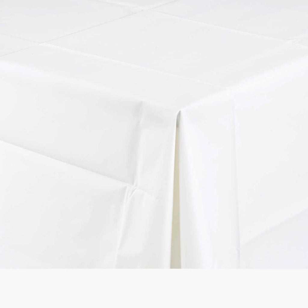 White Tablecover, 54in X 108in