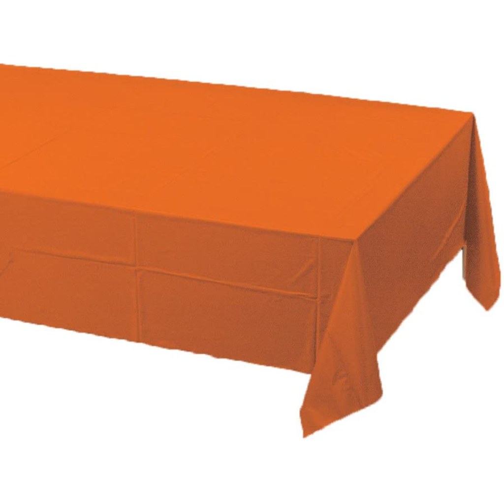 Sunkissed Orange Tablecover, 54in X 108in